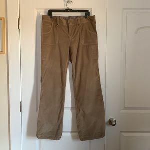 Athleta fine corduroy pants size14
